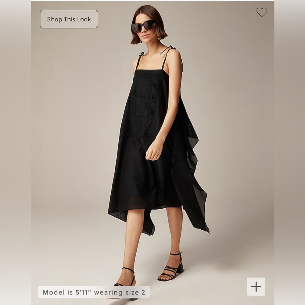 J. Crew Handkerchief Midi Dress